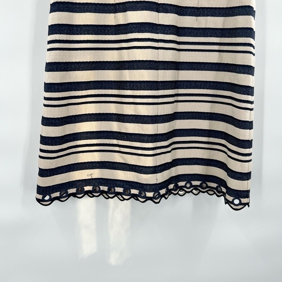 J. Crew striped dress sleeveless fit flare size 2 - Picture 6 of 12